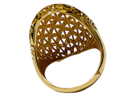 Anello Lorenzo Ungari Donna Le Scintille in Oro giallo ANOG65 - ANOG65